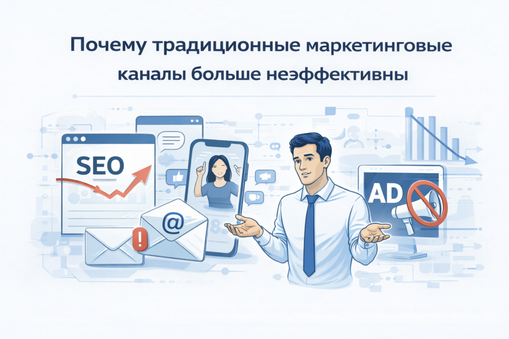 Почему традиционные маркетинговые каналы перестали быть эффективными