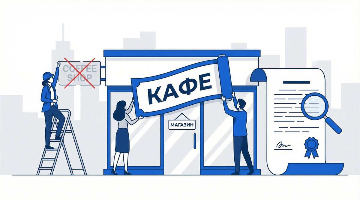 Закон о защите русского языка — вывески с 1 марта 2026