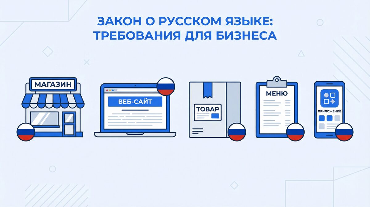 На какую информацию распространяется закон о русском языке