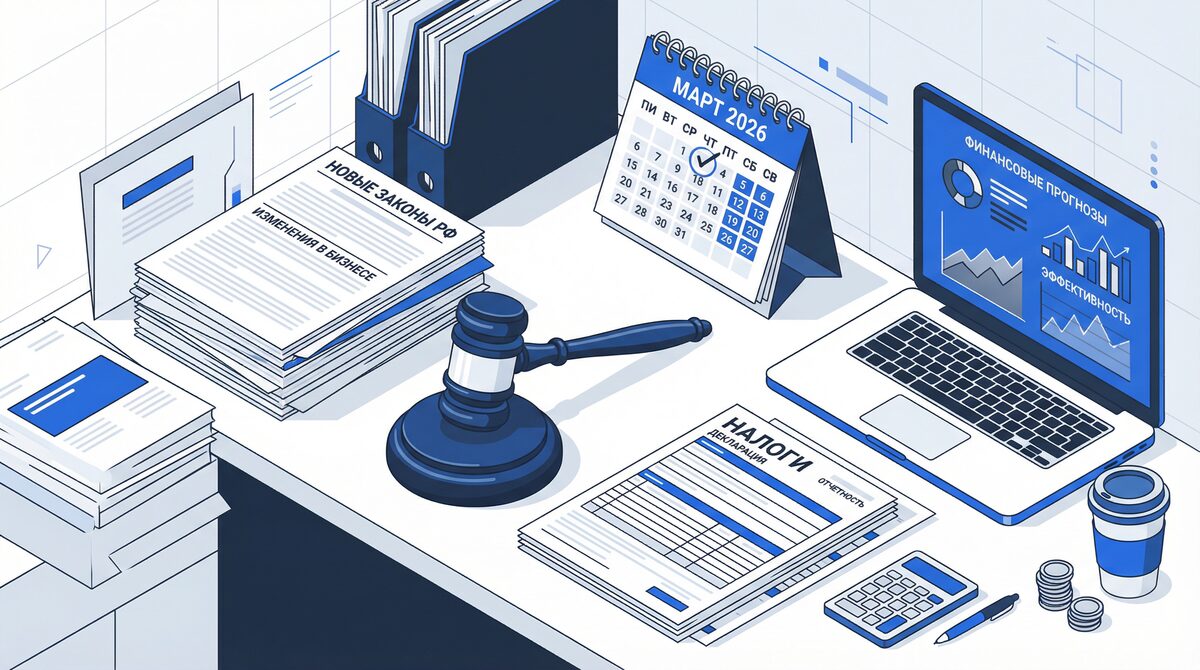 Законы для бизнеса март 2026 — обзор ключевых изменений